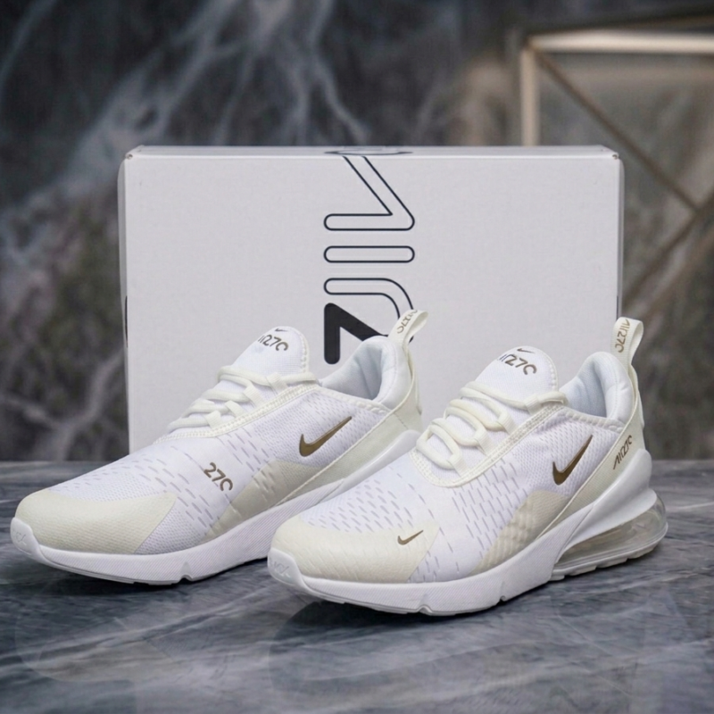 Nike Air Max 270 White Gold