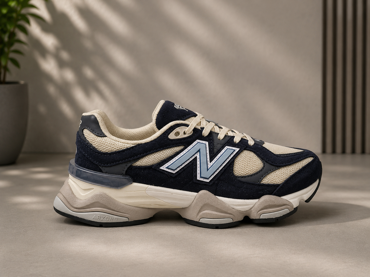 New Balance 9060 Navy Cream