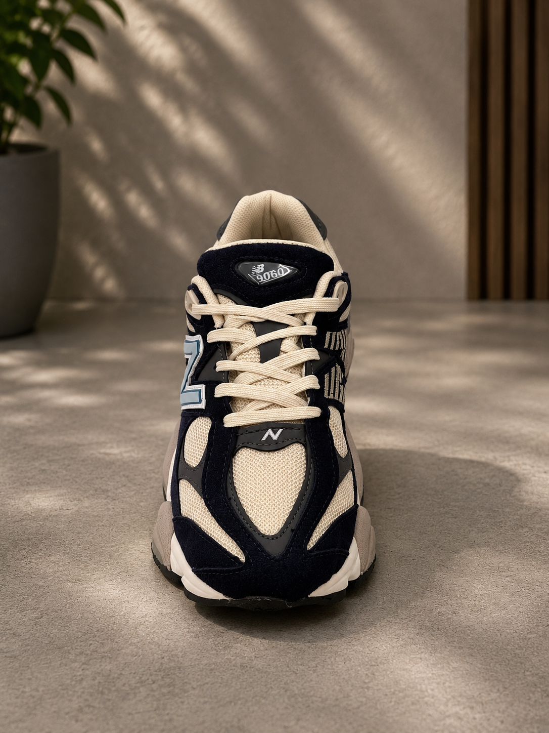 New Balance 9060 Navy Cream - Image 2