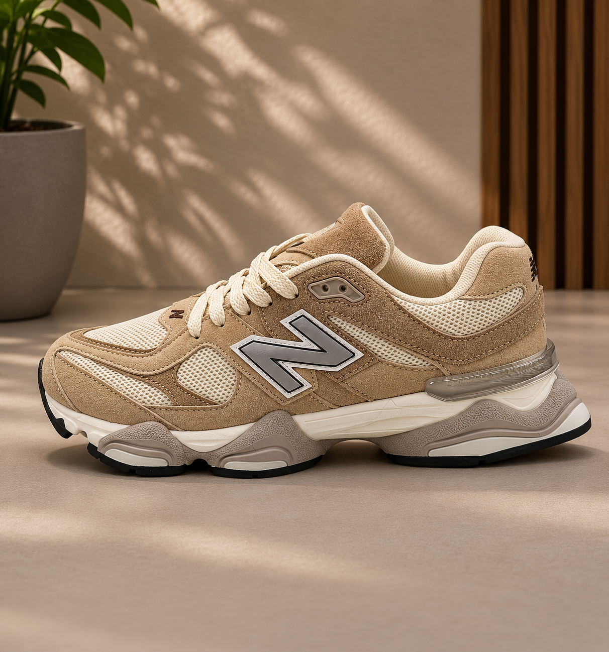New Balance 9060 Beige Sand - Image 3